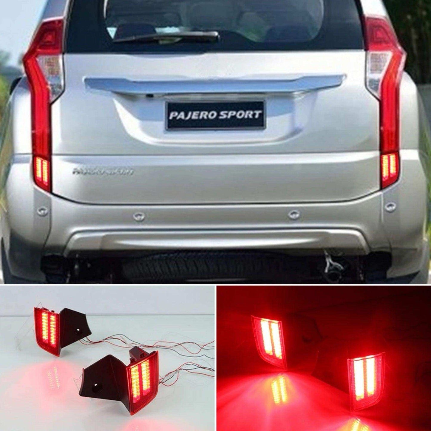 Reflector led Mitsubishi Montero sport 2016 2019 set 2 pcs - Auto repuestos Revisa