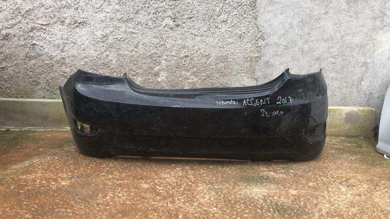 Bumper trasero Hyundai accent sedan 2012 2018 - Grupo Revisa