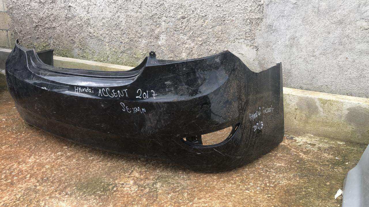 Bumper trasero Hyundai accent sedan 2012 2018 - Grupo Revisa