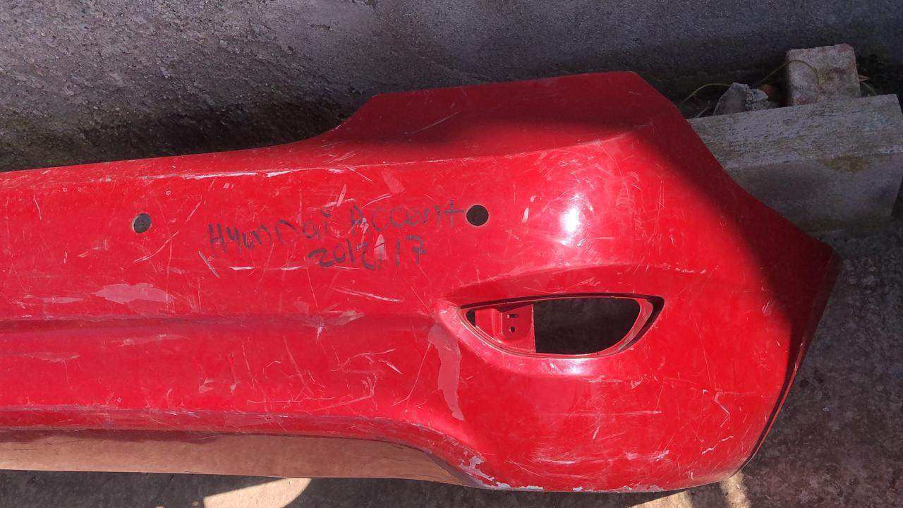 Bumper trasero Hyundai accent sedan 2012 2018 - Grupo Revisa