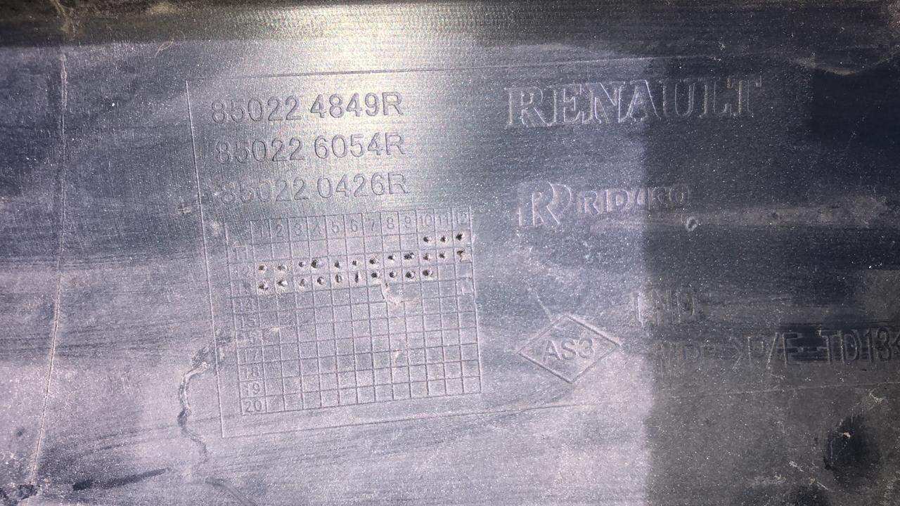 Bumper trasero renaul duster 2013 2019 ( 85022-4849r ) - Grupo Revisa