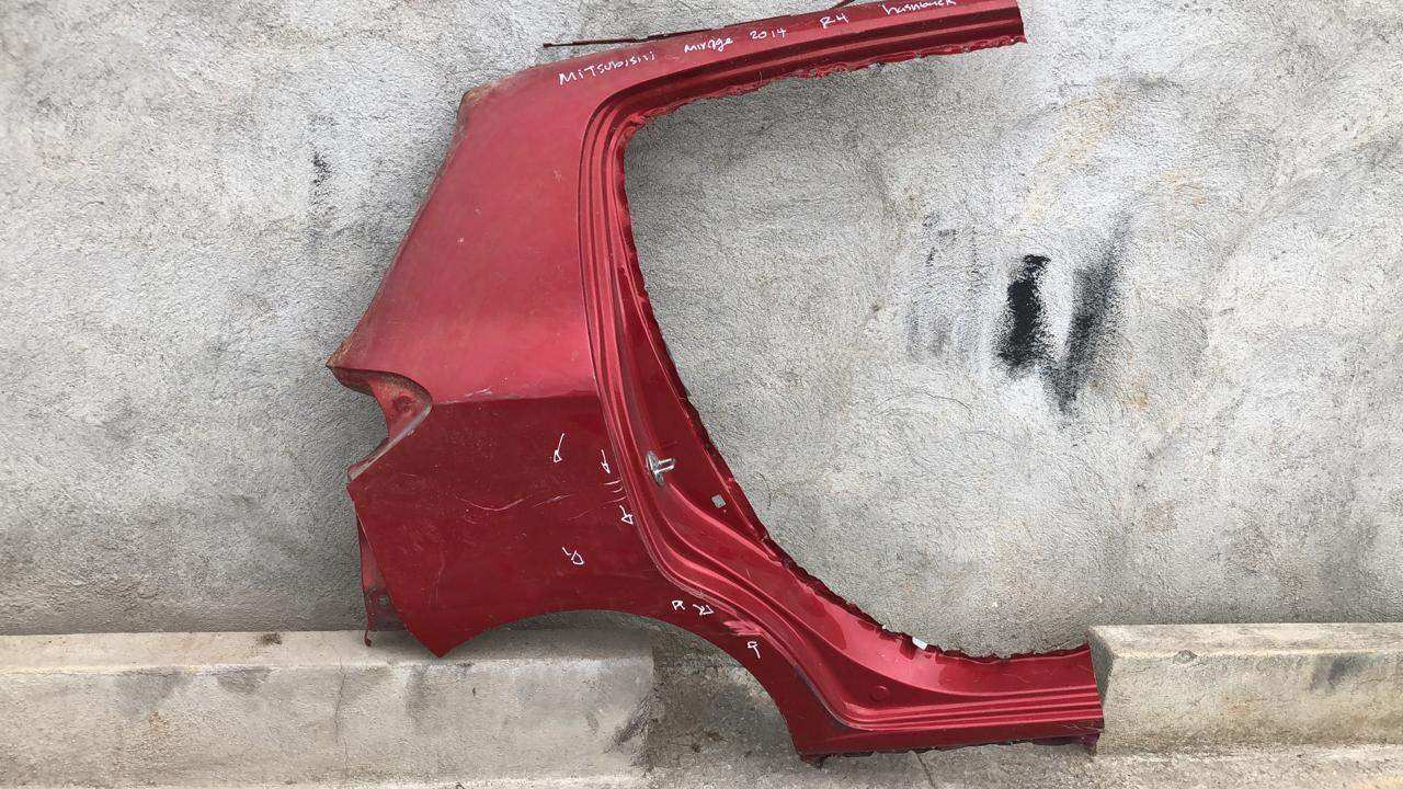 Faldon derecho Mitsubishi mirage hatchback 2014 2019 - Grupo Revisa