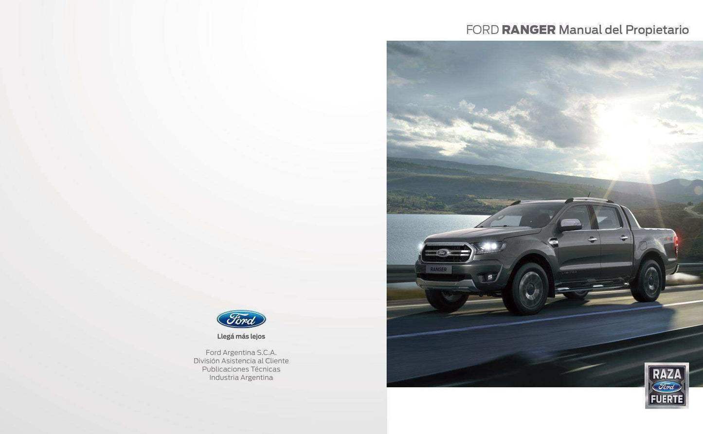 Manual de propietario y especificaciones FORD RANGER 2012 2022 - Auto repuestos Revisa