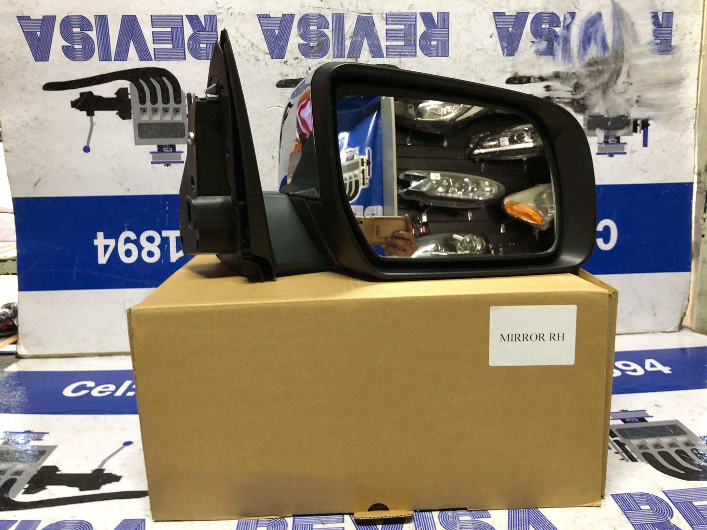 Retrovisor derecho Ford ranger 2012 2020 (9 espigas) - Grupo Revisa