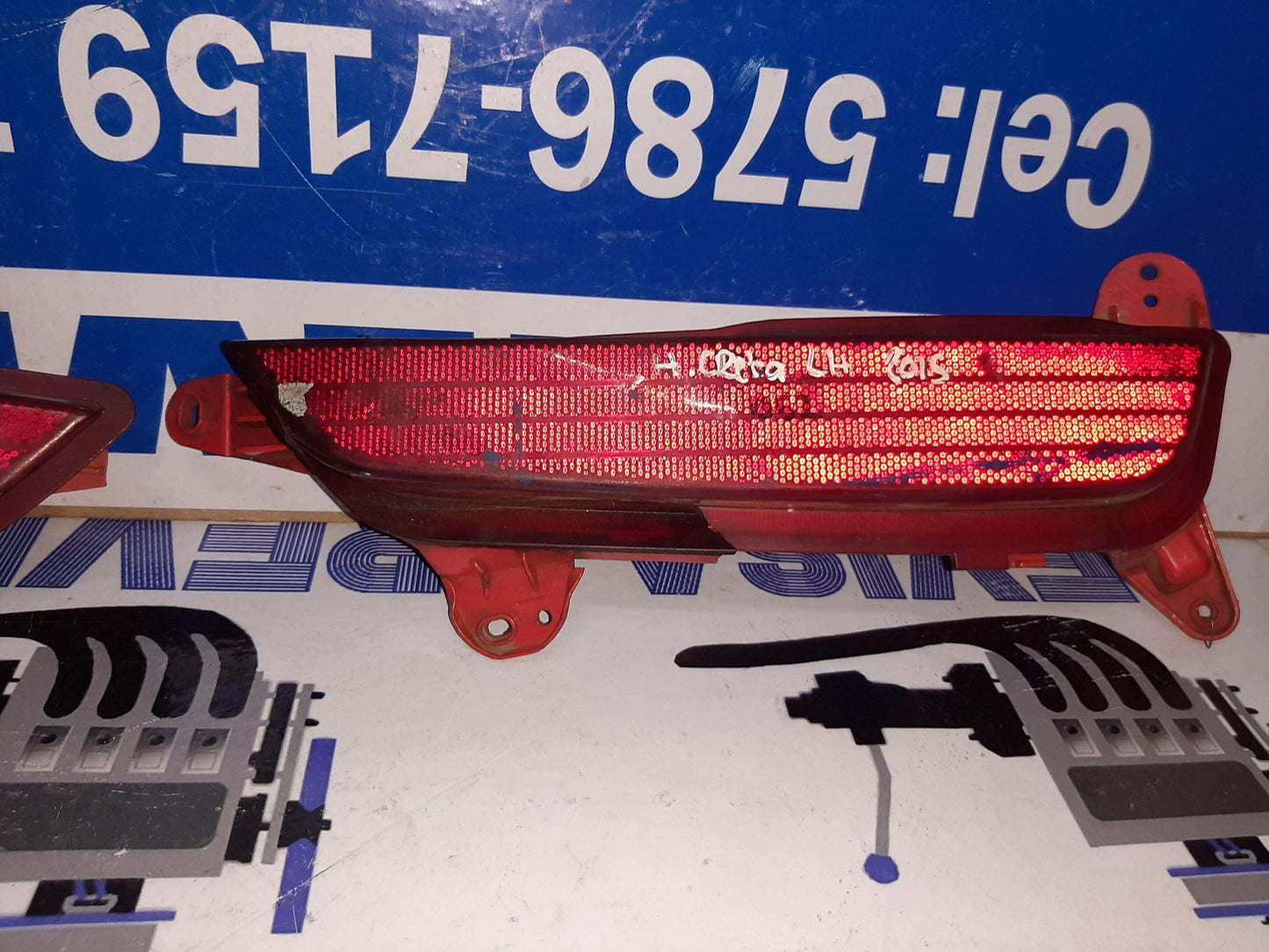 Stop reflector de bumper trasero Hyundai creta 2015 2018 - Grupo Revisa