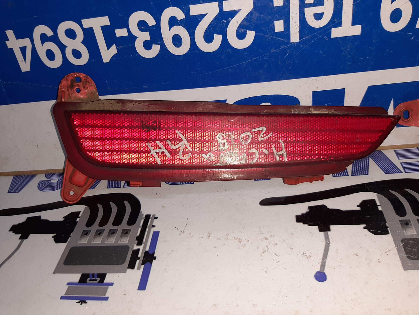 Stop reflector de bumper trasero Hyundai creta 2015 2018 - Grupo Revisa