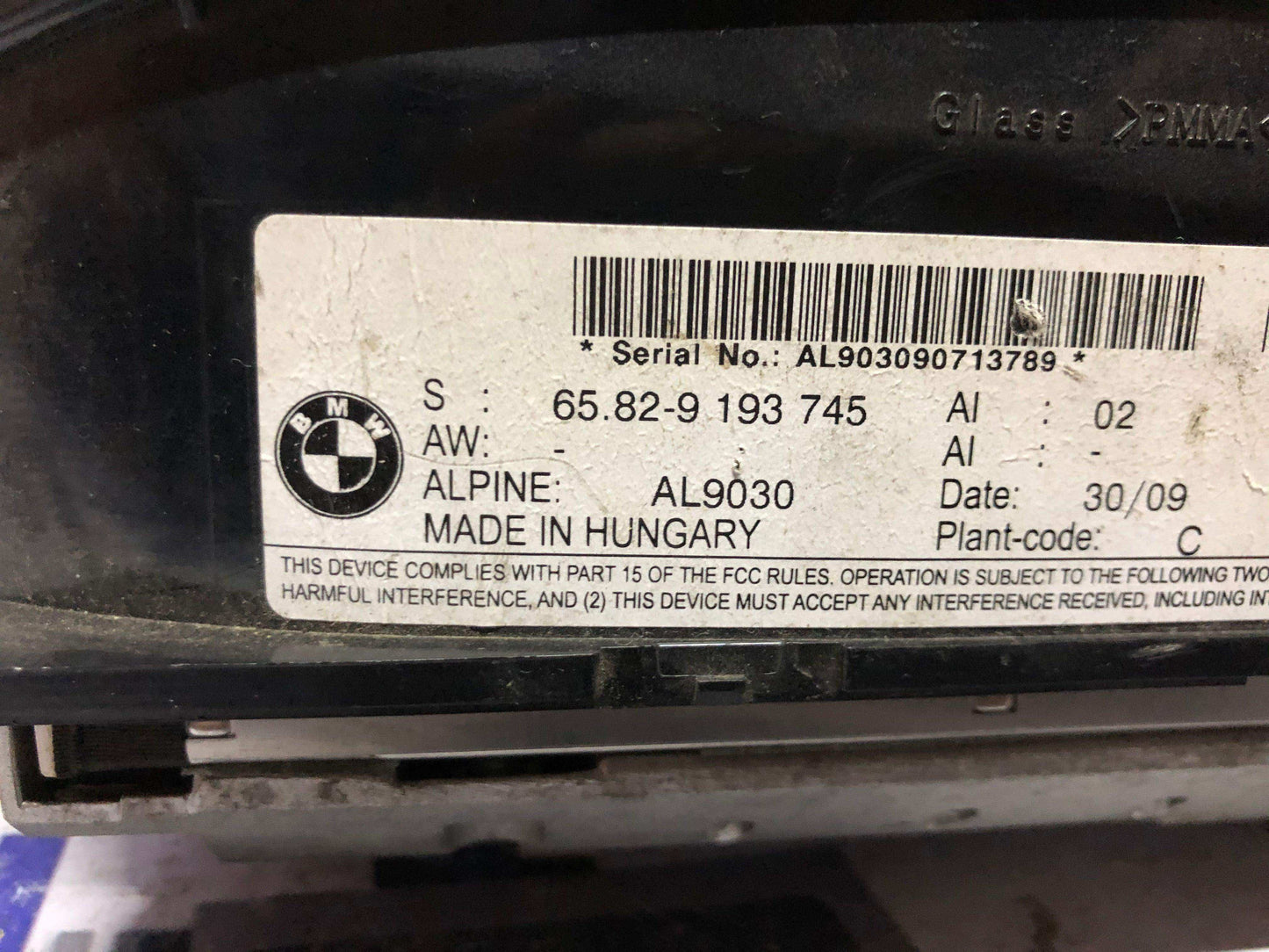 Tablero velocímetro bmw 328xi 3 series e90 2006 2009 ( 65 82-9 193 745 ) - Grupo Revisa