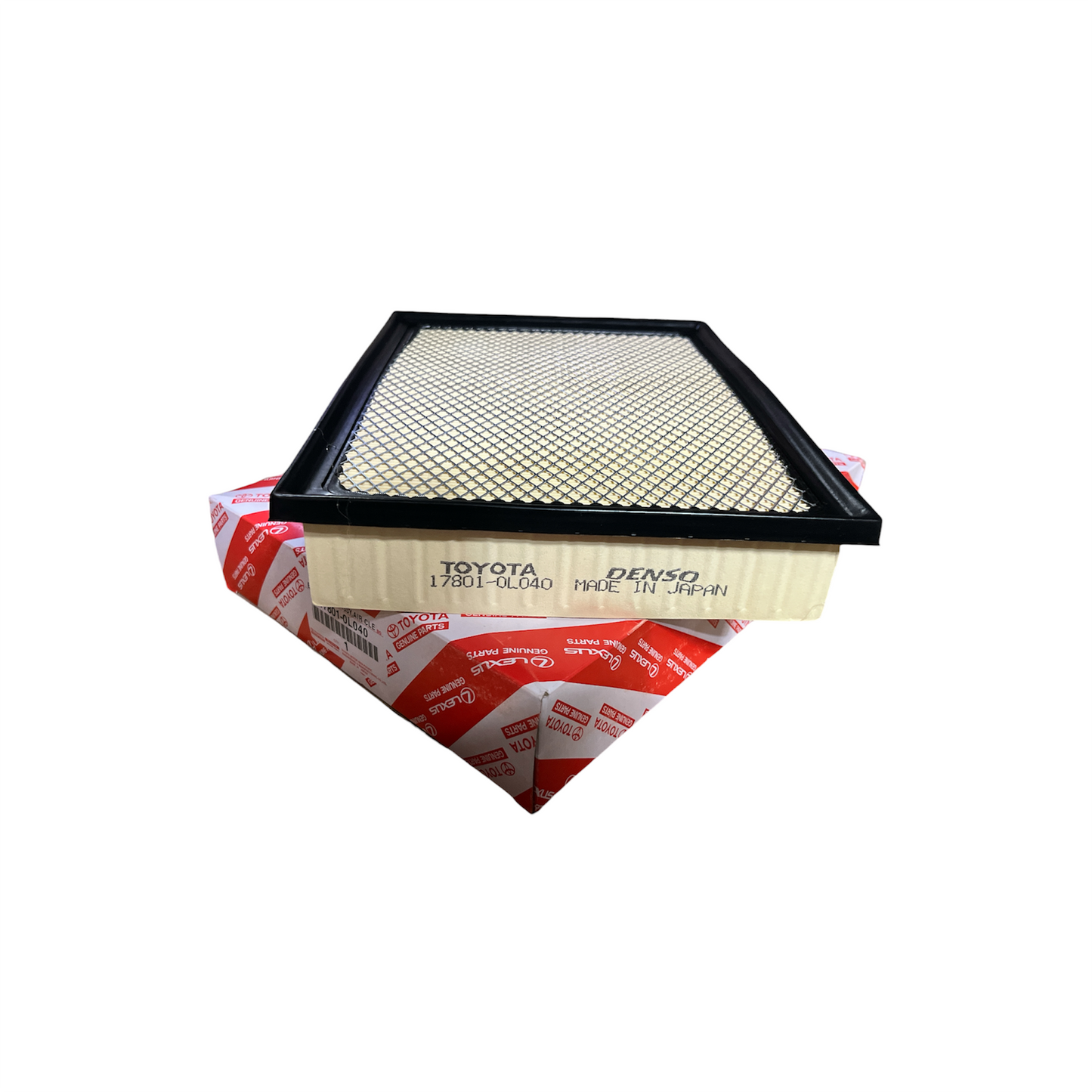 Filtro de aire de motor Toyota hilux fortuner 2016 2025 (17801-0l040) 1gd 2GD