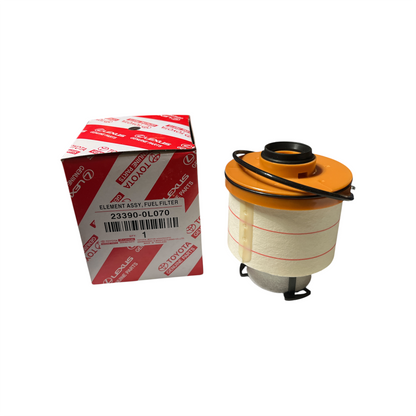 Diesel filter for Toyota Hilux Fortuner Land Cruiser Hiace 2015-2026 (23390-0L070) 1KD 2KD 1GD 2GD