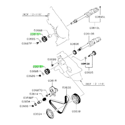 Polea de balances mitsubishi l200 montero sport 4d56u 2.5l md199039 - Auto repuestos Revisa 