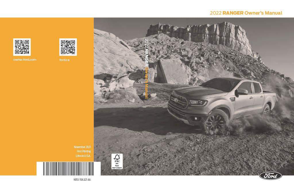 Manual de propietario y especificaciones FORD RANGER 2012 2022 - Auto repuestos Revisa 