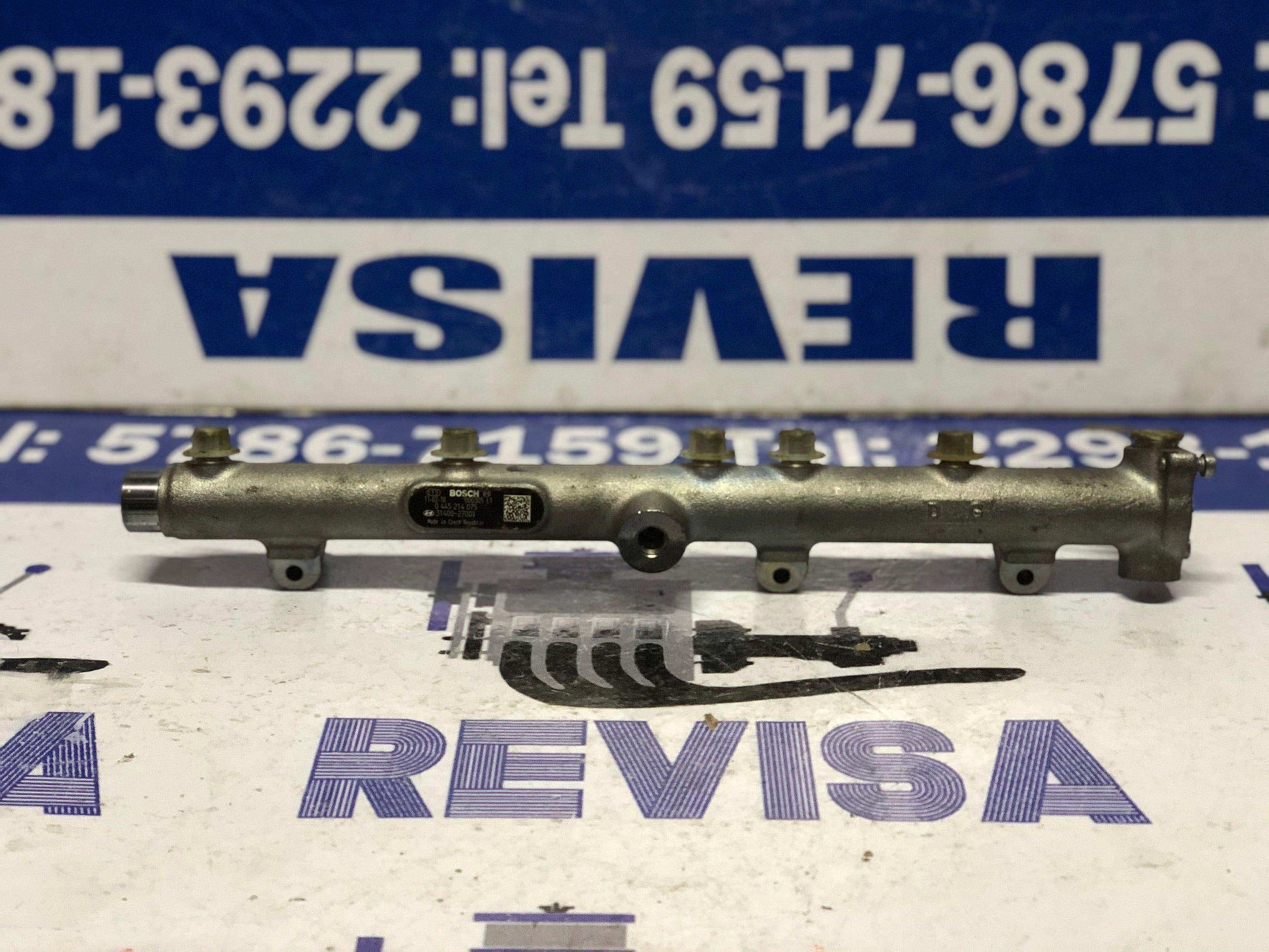 Riel de inyectores Hyundai Tucson Santa Fe / Kia Sorento Sportage 2.0 diesel motor D4EA 2004 2009( 31400-27001 ) - Grupo Revisa 